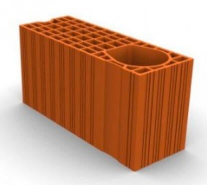Brique de construction poteau NF l.20 x L.50 x H.20 cm 