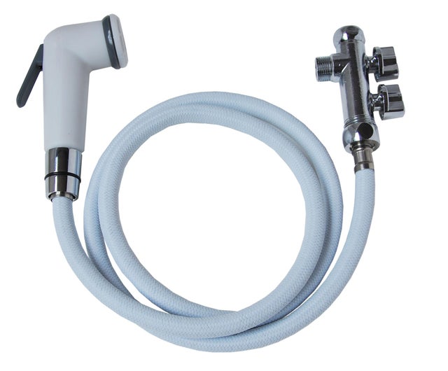 Kit hygiène WC en ABS blanc FIRST