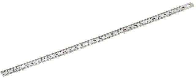 Réglet en inox semi rigide L.300 mm  - FISCHER DAREX