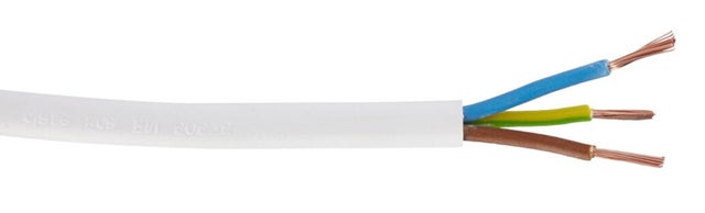 Câble électrique HO5VVF 3G 2,5 mm²  50 m 
