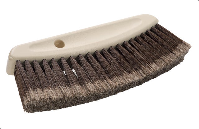Brosse époussette demi-lune