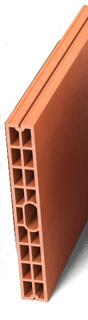 Brique de construction cloison NF l.6.8 x L.66,60 x H.50 cm 