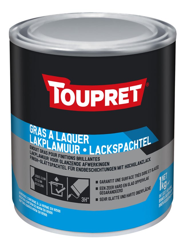 Enduit spécifique gras en pâte intérieur & extérieur 1 kg - TOUPRET