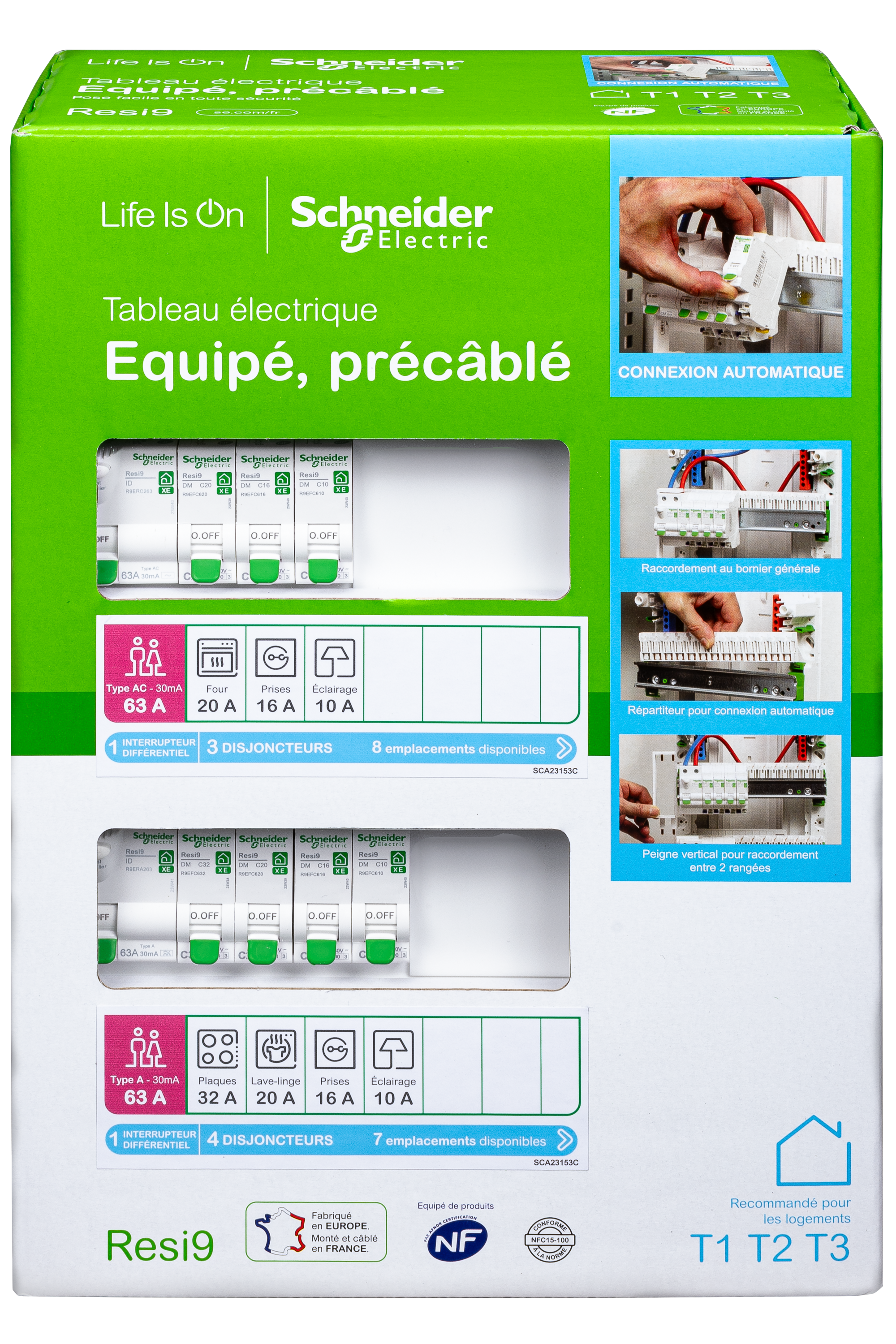 Tableau électrique Schneider Pré-équipé Et Pré-câblé - Neuf