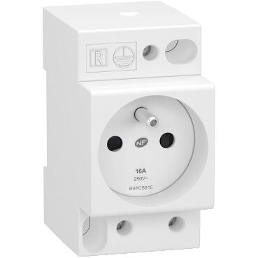 Prise de courant modulaireResi9 2P+T 250 V - SCHNEIDER ELECTRIC
