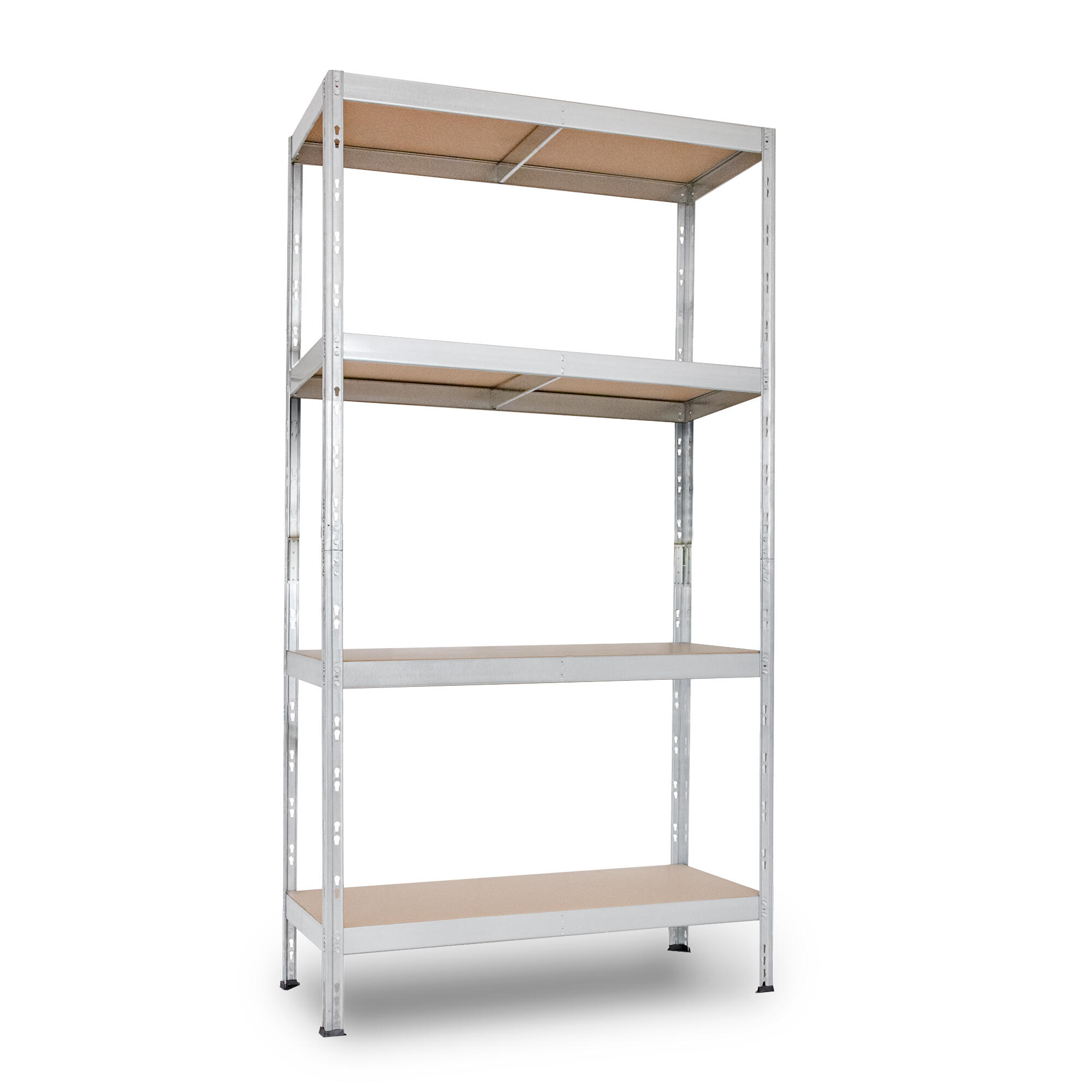 Estantería metálica rivet ar shelving 180x120x40cm galva sin tornillos 4b. 700kg