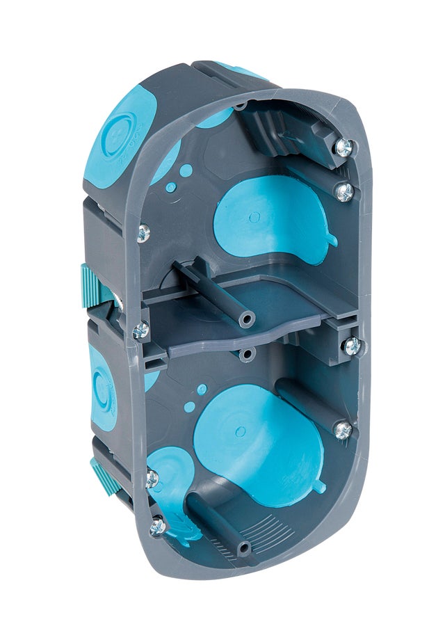 Boîte d'encastrement double StopAir Diam.67 mm P.40 mm - DEBFLEX