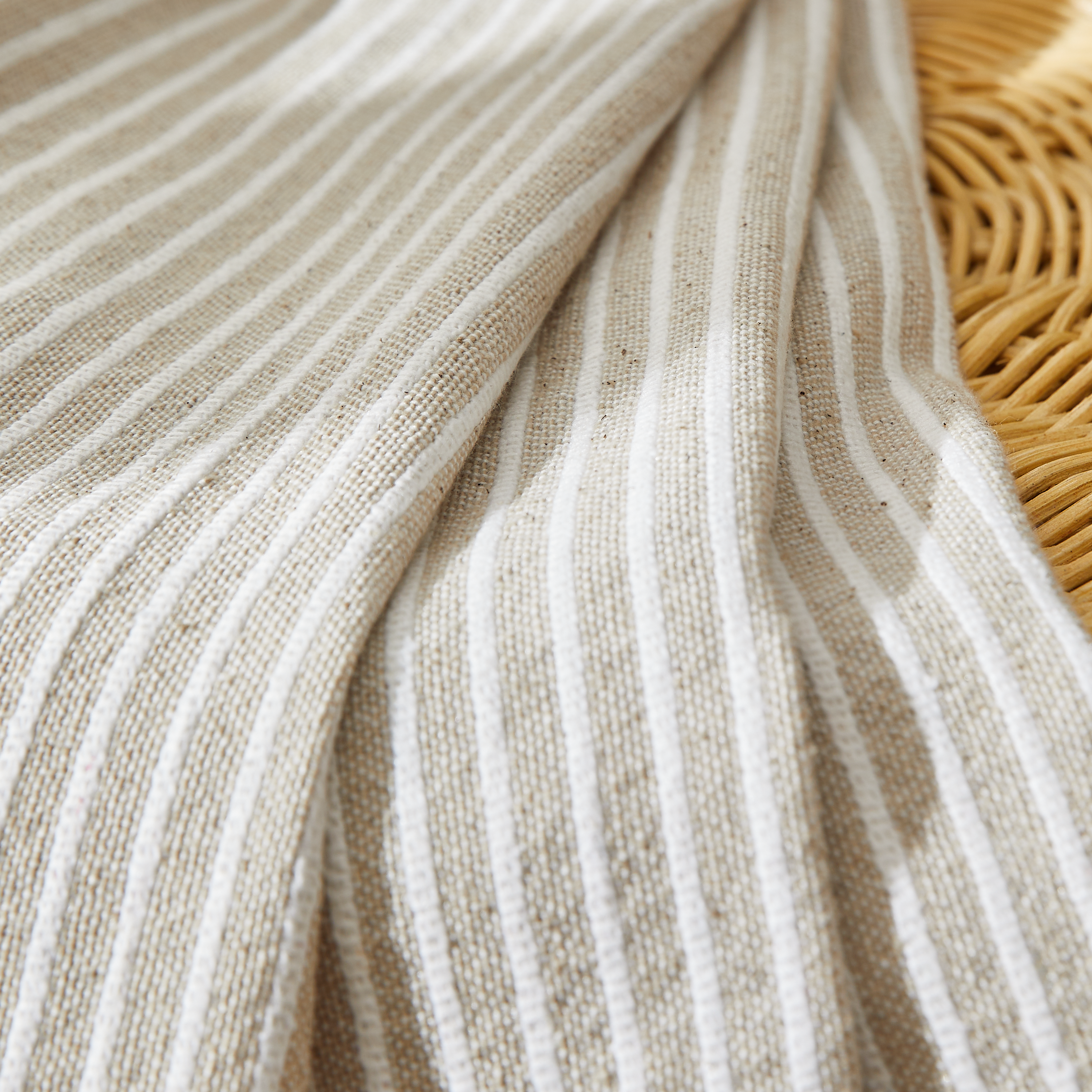 Rideau tamisant, Benisa, coton, beige H.280 x l.140 cm INSPIRE - 7