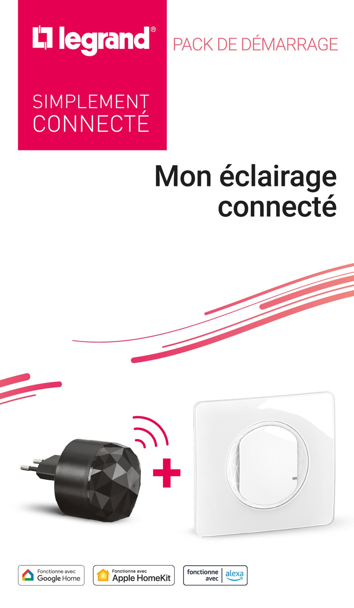 Pack de démarrage connecté éclairage, Legrand, Céliane with Netatmo, blanc - 2