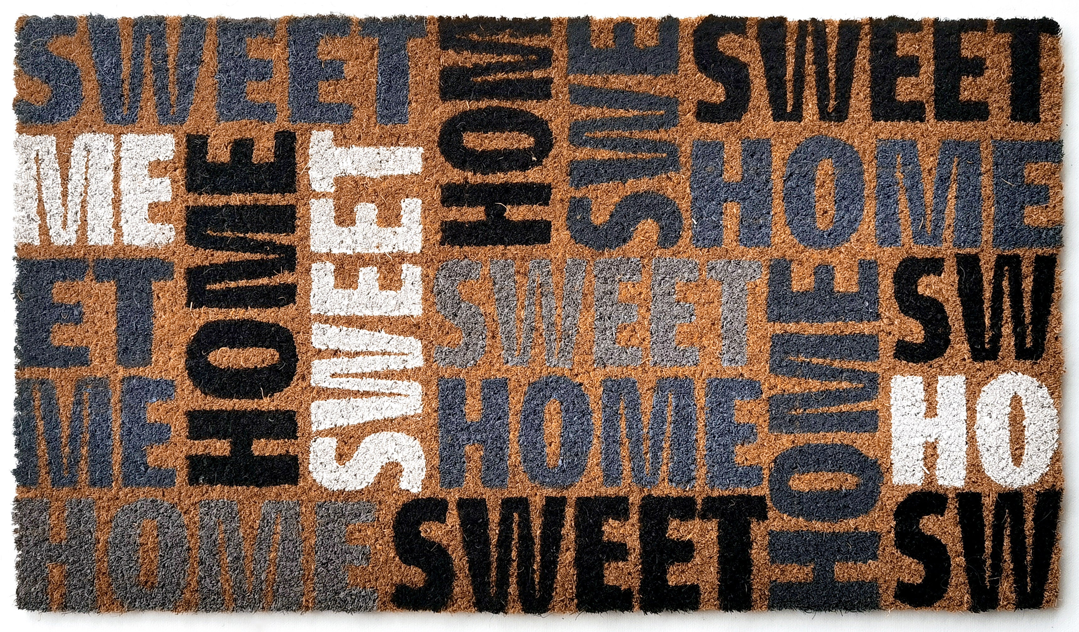 Felpudo coco sweet home multicolor 40 x70 cm