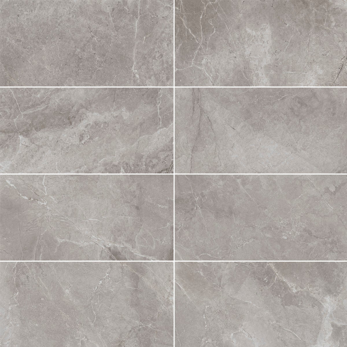 Piastrella da rivestimento interno 60 x 120 cm Sp. 7 mm rettificato Burlington in gres porcellanato smaltato grigio lappato traffico intenso (pei 4/5) 1.44 mq - 3