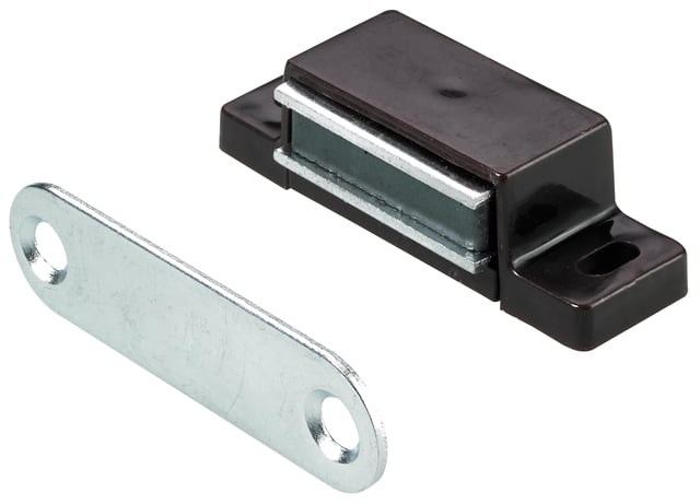 Loqueteau à aimant marron fixe 4 pièces - HETTICH
