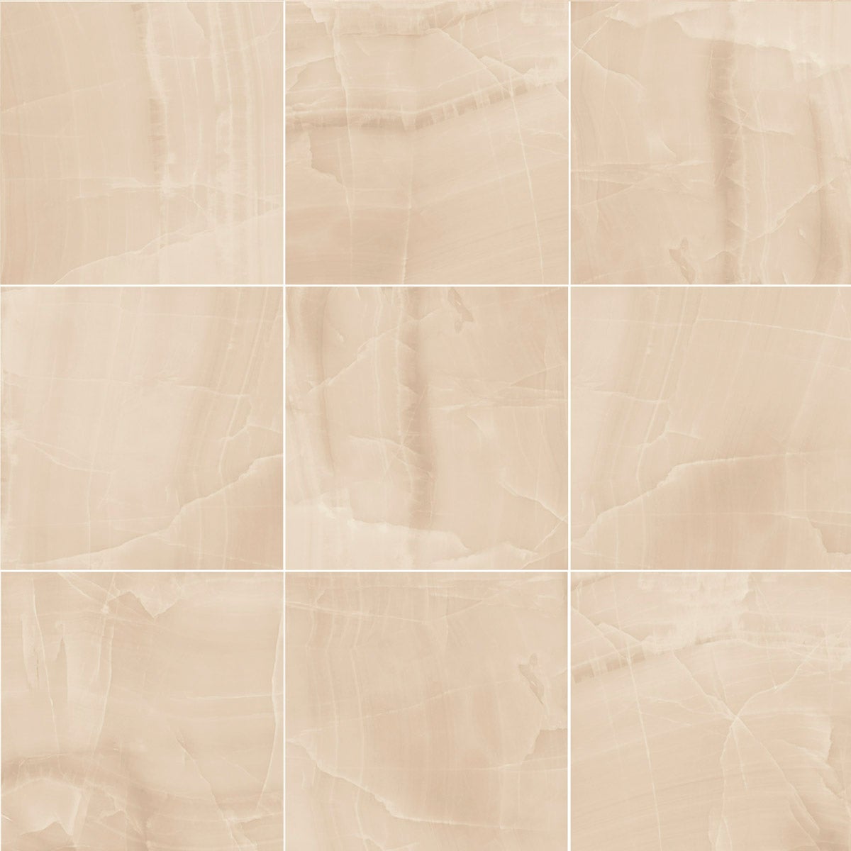 Piastrella da pavimento e rivestimento interno in gres porcellanato 79.5 x 79.5 cm rettificato smaltato beige lucido Agata traffico intenso (pei 4/5) Sp. 9 mm 1.26 mq - 3