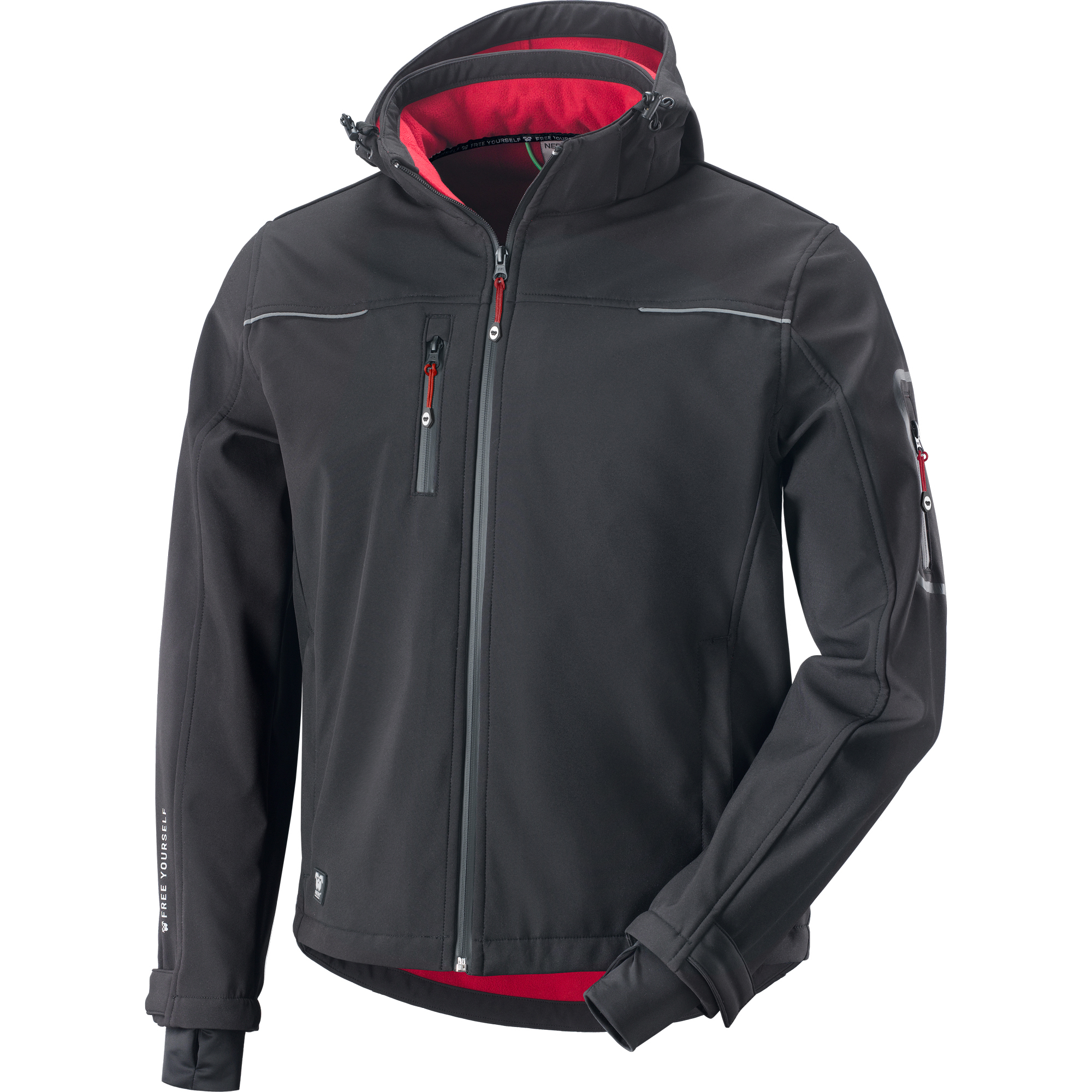 Chaqueta softshell lucerna negro t s