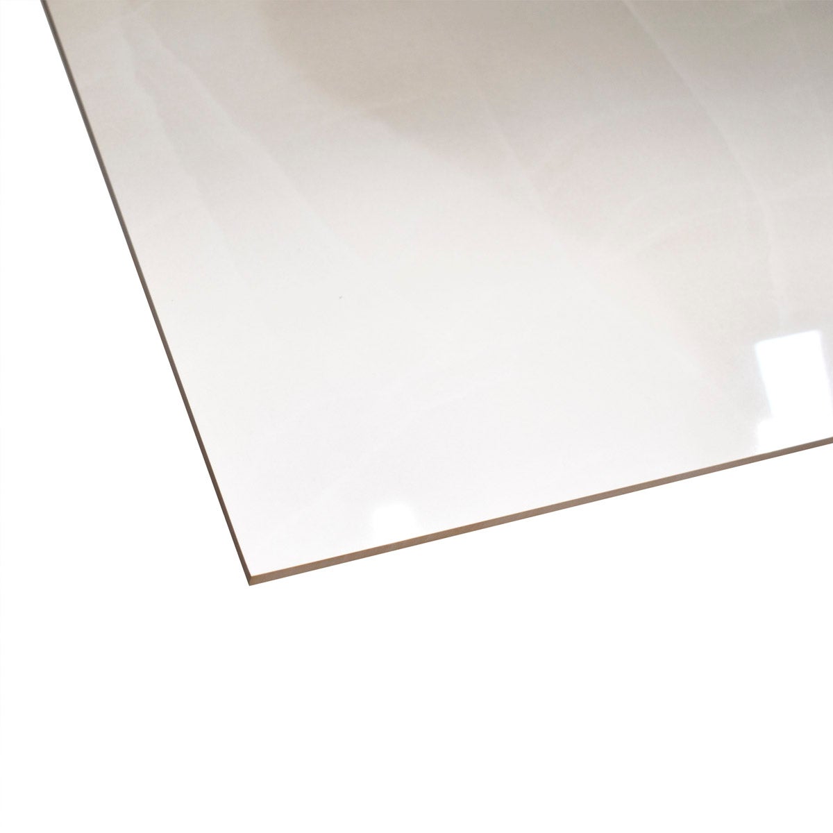 Piastrella da pavimento e rivestimento interno 60 x 120 cm Sp. 7 mm rettificato Agata in gres porcellanato smaltato bianco lucido traffico intenso (pei 4/5) 1.44 mq - 5
