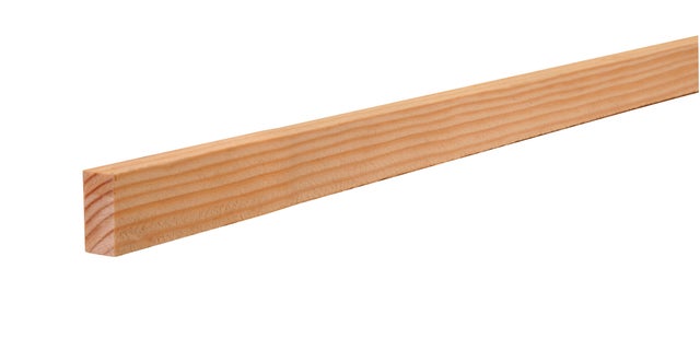 Lot de 10 liteaux bruts en pin petits nœuds 13 x 27 mm Long.2,4 m - SOTRINBOIS