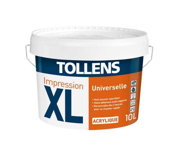 Sous-couche universelle acrylique 10 L - TOLLENS XL 