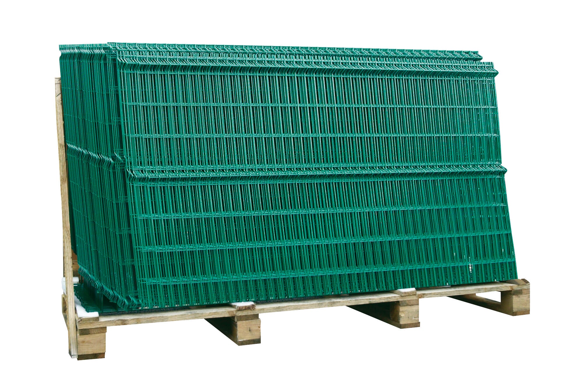 Panneau grillage rigide gris H.153 x l.250 cm Diam.5x4 mm - 2