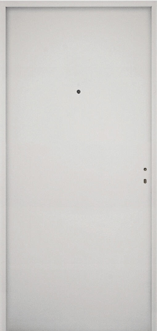 Bloc-porte palière EI30 30 dB serrure 3 points 3 coffres poussant gauche H.204 x l.93 cm - JELD WEN