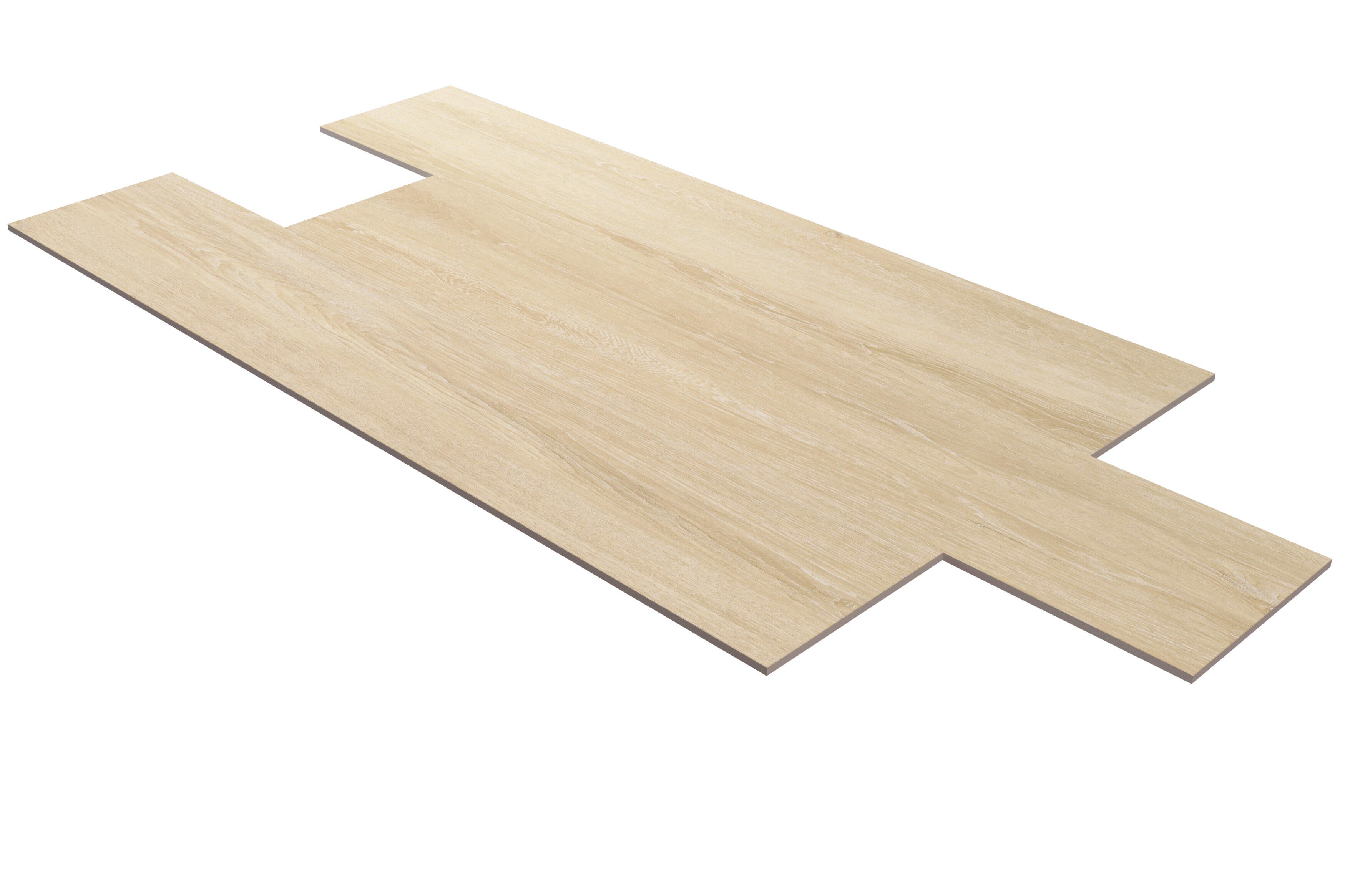 Suelo porcelánico Underwood efecto madera beige 23x120 cm C1 ARTENS - 2