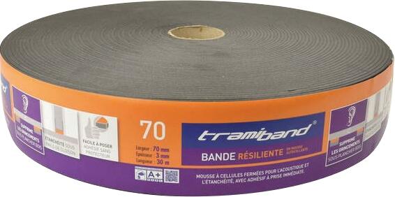 Rouleau l.70 x Ep.3 mm Long.30 m Tramiband - TRAMICO