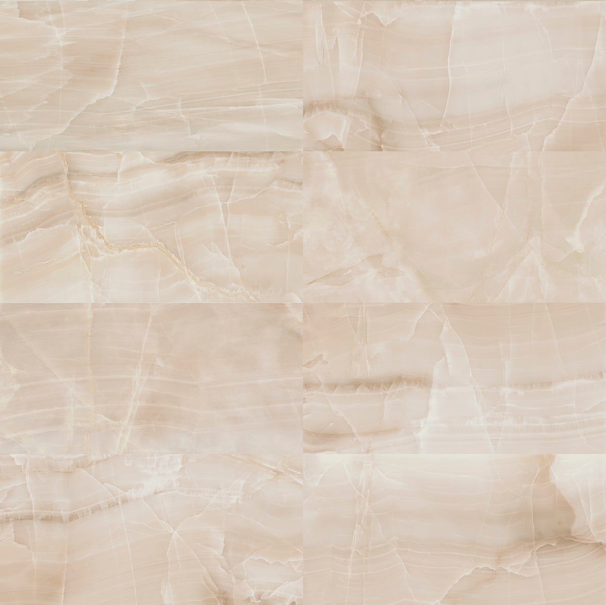 Piastrella da pavimento e rivestimento interno 60 x 120 cm Sp. 7 mm rettificato Agata in gres porcellanato smaltato beige lucido traffico intenso (pei 4/5) 1.44 mq - 4