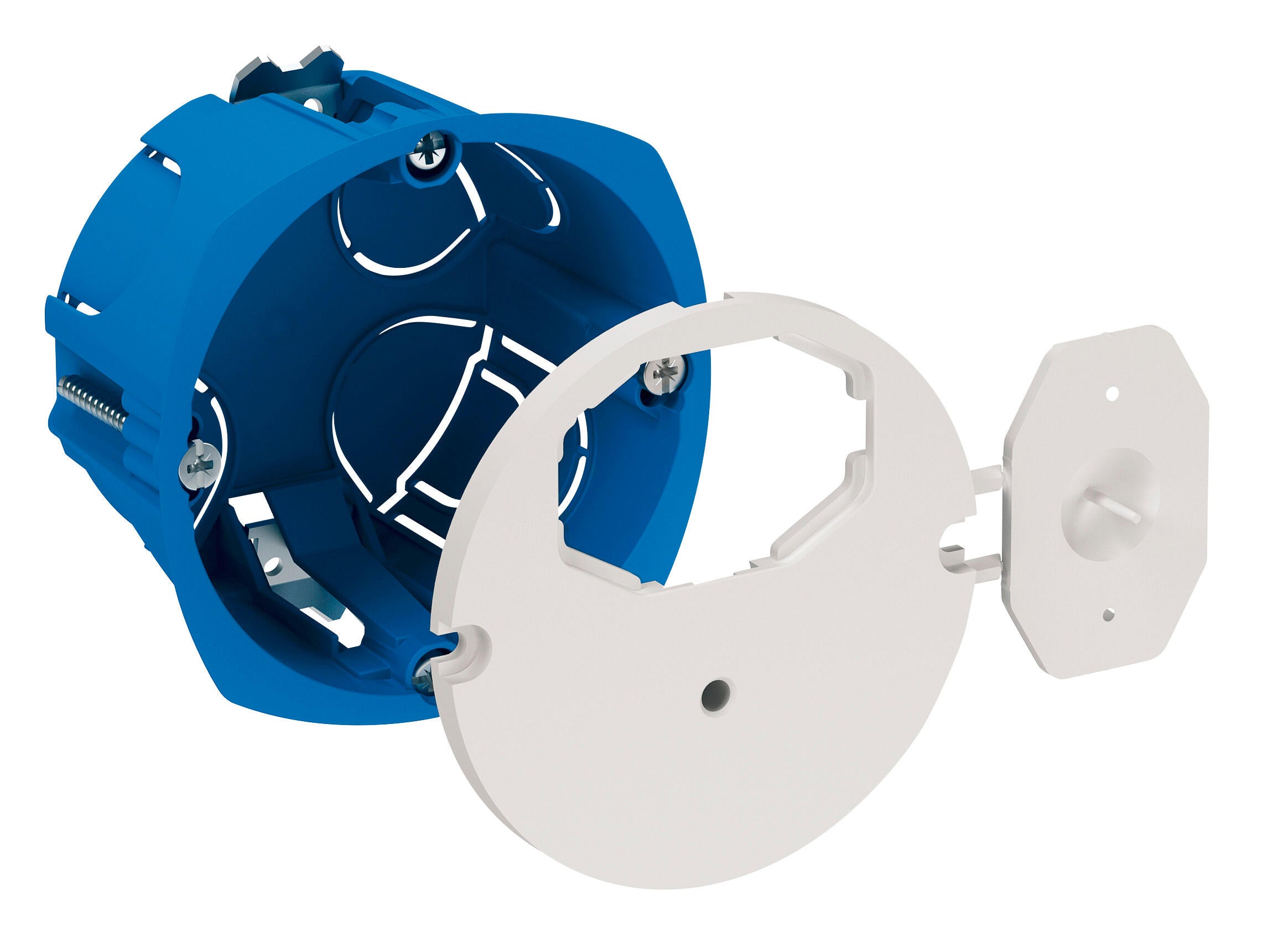 Boîte simple multifix plus Diam.67 x P.40 mm - SCHNEIDER SIMPLE MULTIFIX PLUS Ø67MM P40MM - 12