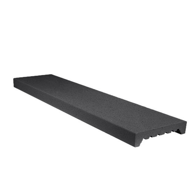 COUVRE MUR PLAT 100X30 EFFET GRANIT MARBRé NOIR