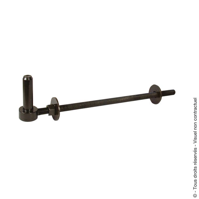 Gond de poteau traversant diamètre 16 mm Longueur 300 mm