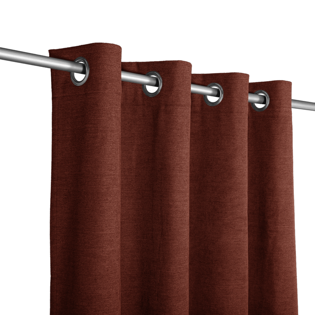 Rideau occultant thermique, Ragnar, corail H.280 x l.140 cm INSPIRE