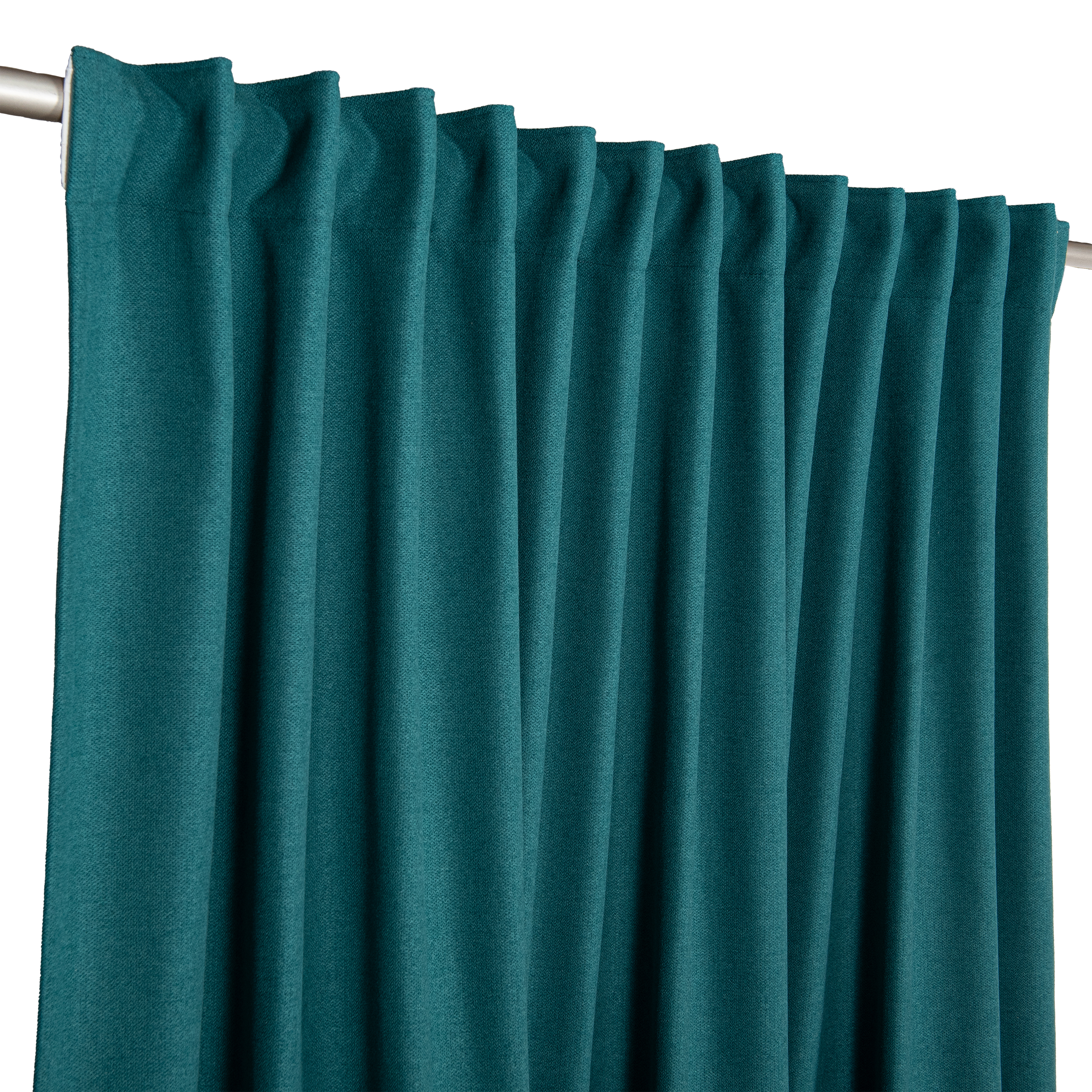 Cortina cinta, trabillas térmica opaca ragnar inspire liso verde de 200x280cm