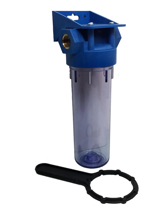 Porte filtre simple avec clé + équerre FIL34UNO 