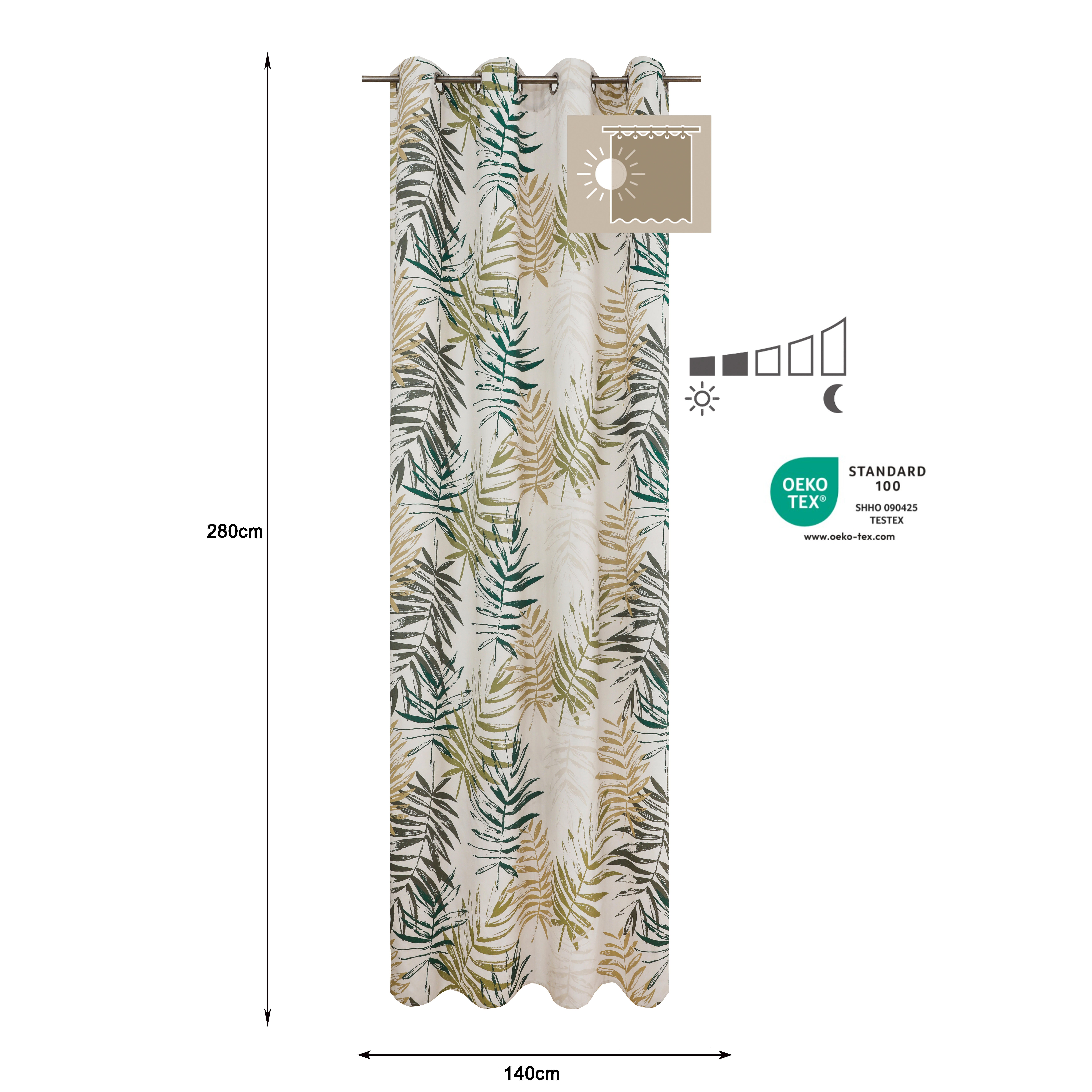 Rideau tamisant, Alyha H.280 x l.140 cm INSPIRE - 2