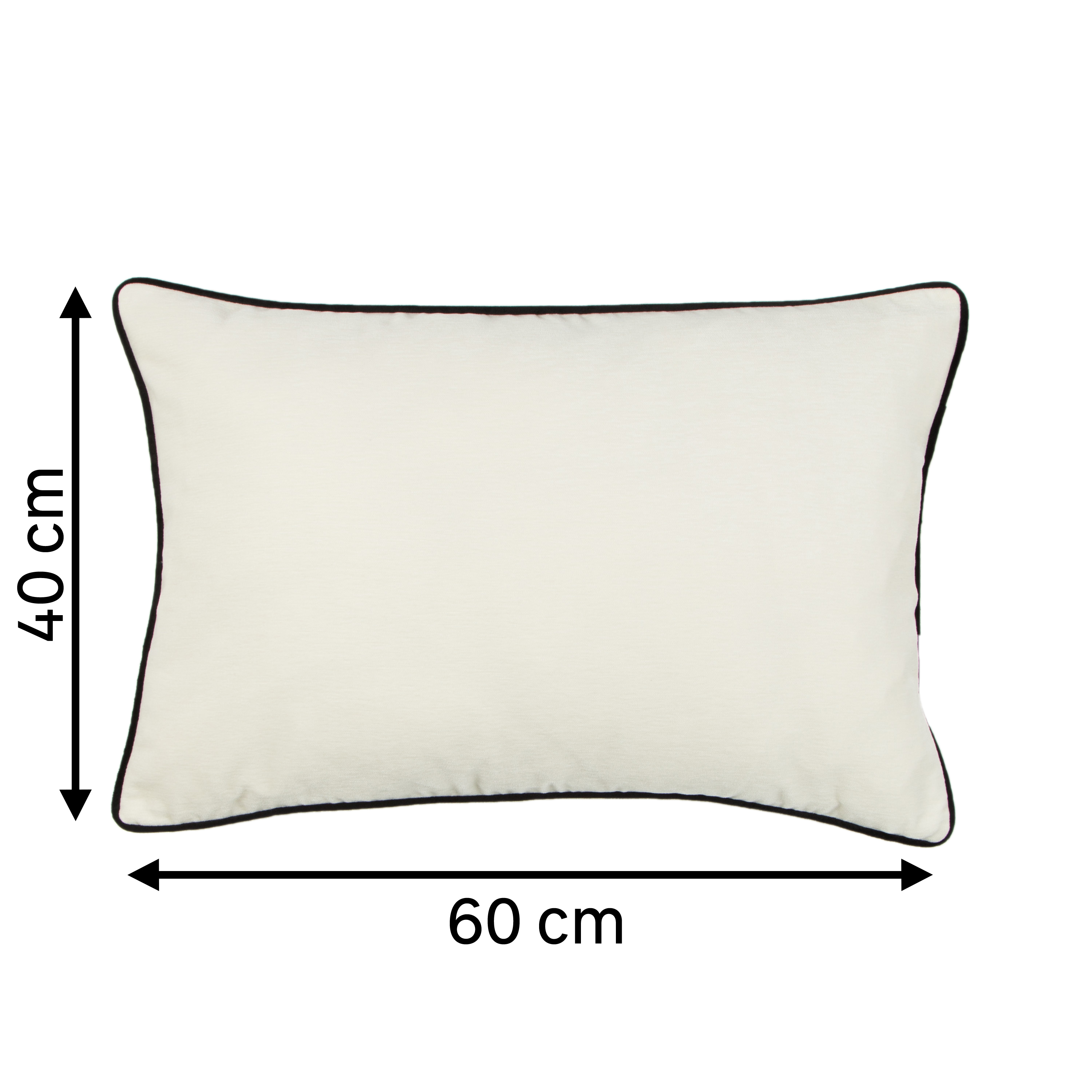 Poduszka szenilowa Alaro Cool beżowa 60 x 40 cm Inspire - 14