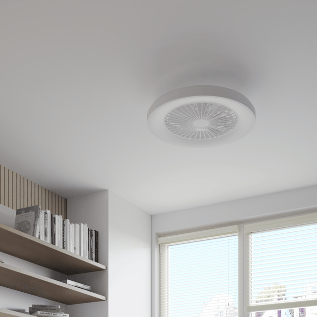 Ventoinha led Inspire Estepa 57cm 5940lm rgb branco