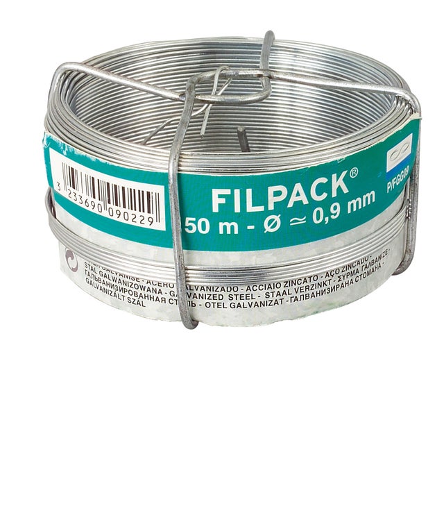 Fil galvanise Filpack Long.40 m Diam.1,3 mm