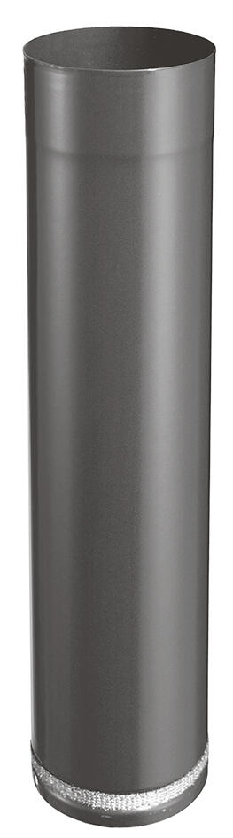 rallonge téléscopique 500mm ema 0,7mm Noir mat Ø150