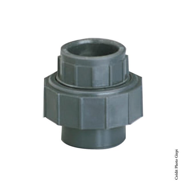 Unions 3 pièces femelle-femelle Ø25 PVC PRESSION 