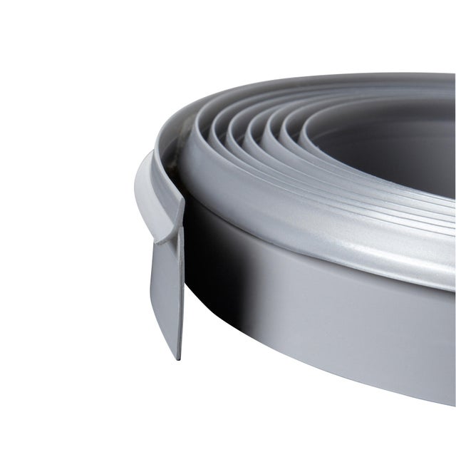 Joint d'étanchéité souple PVC  3000 mm Gris alu