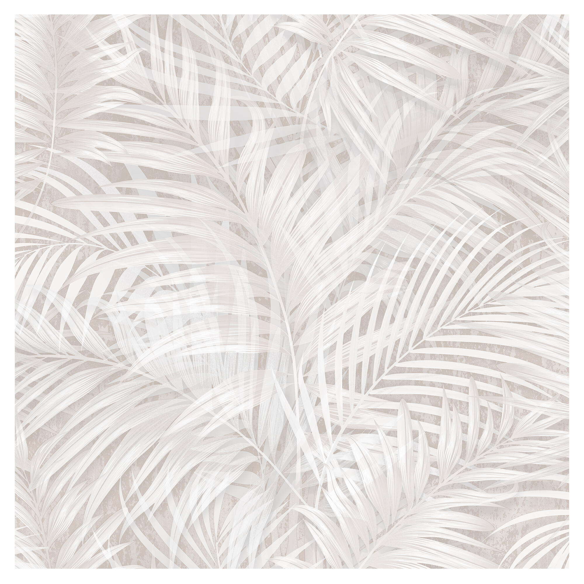 Papel pintado vinilo aplicación cola en pared Naturaleza Hojas 5831 gris  VINELUS 52cmx10m lavable apto para cocinas o baños - 2
