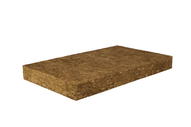 Isolante in lana di roccia L 0.6 x L 1 m, Sp 40 mm densità 40 kg/m³, 12 pezzi