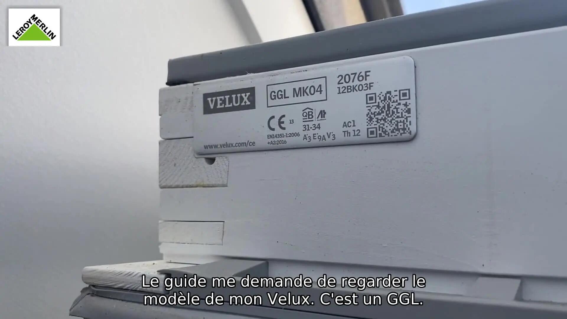 installation store extérieur pare-soleil velux