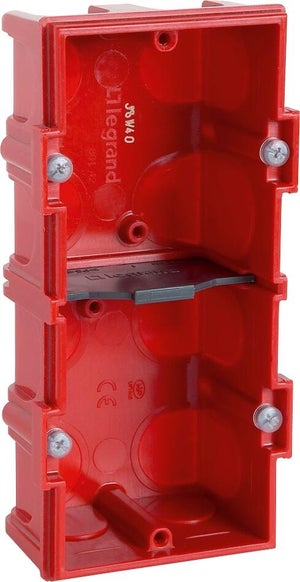 Lot De 60 Boîtiers D'encastrement Double 2 Postes P40mm Multifix - Marque Schneider Electric, Neufs