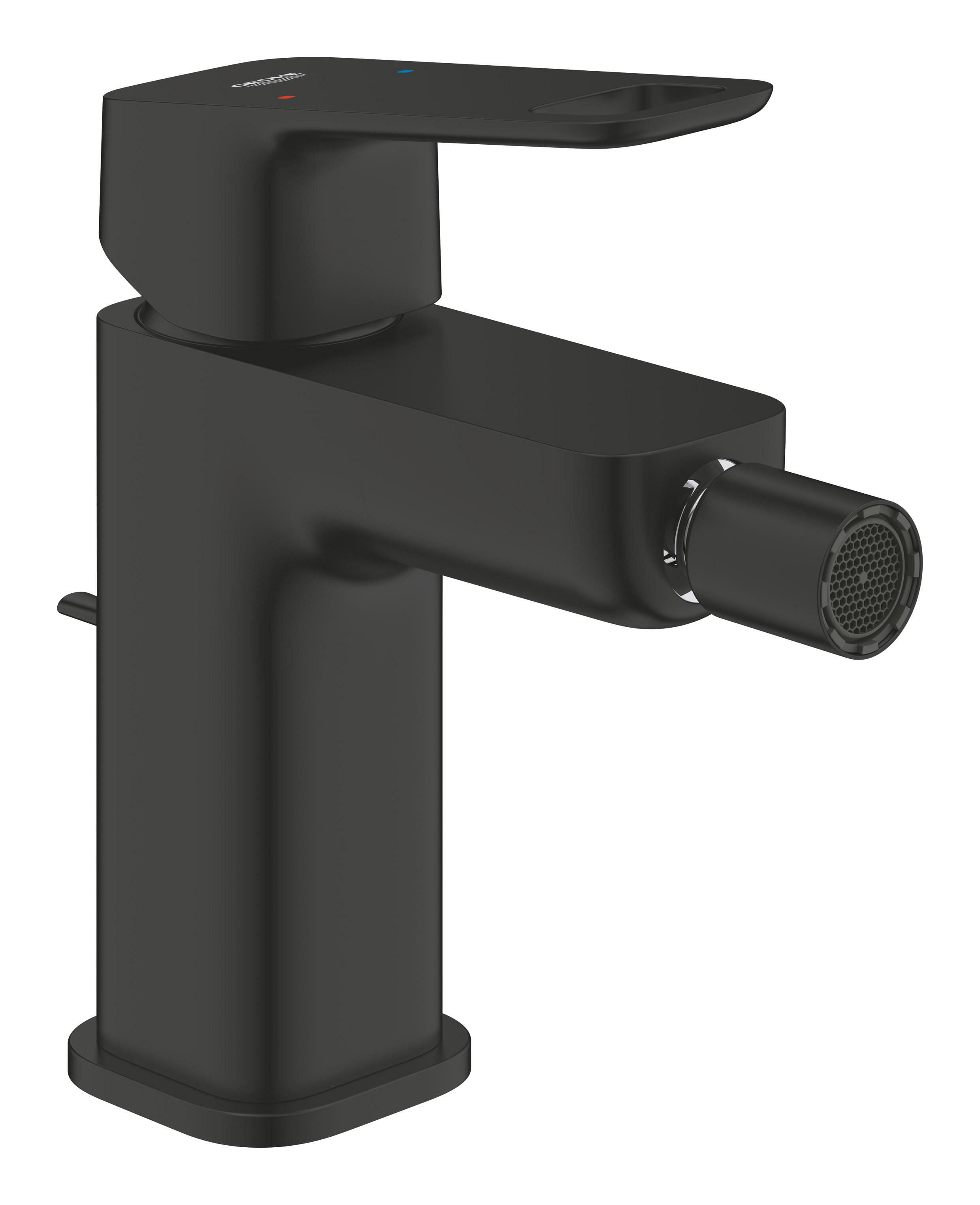 Grifo monomando de bidé grohe clova pulse negro mate. antical. latón