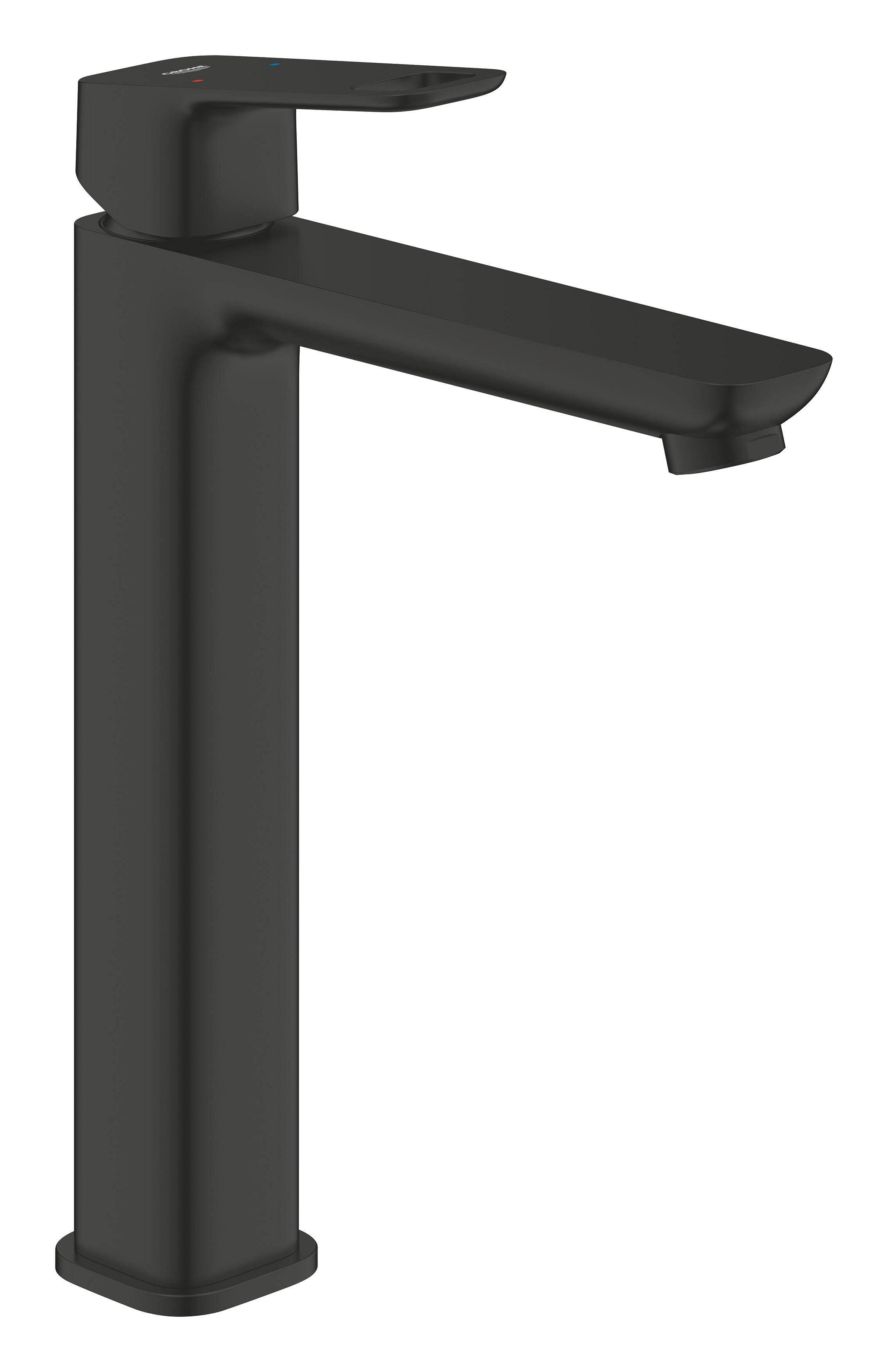 Grifo de lavabo grohe clova pulse monomando caño alto negro mate. antical. latón.