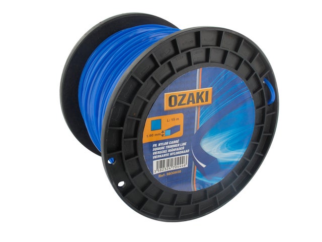 Bobine fil de nylon carré Long.120 m Diam.3 mm - OZAKI