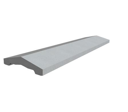 Couvre mur 2 pentes gris L.100 x l.30 cm - WESER