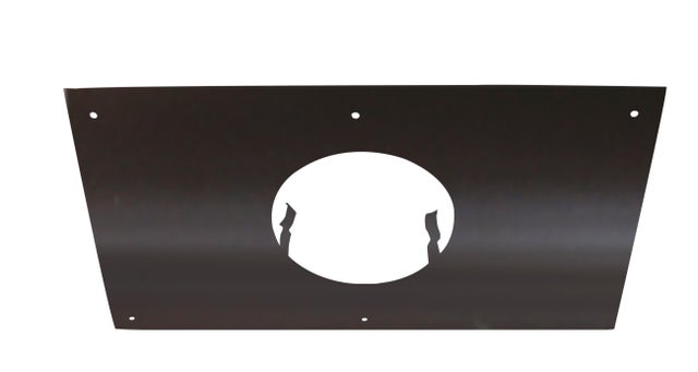 Plaque de proprete 400x400 noir ø125