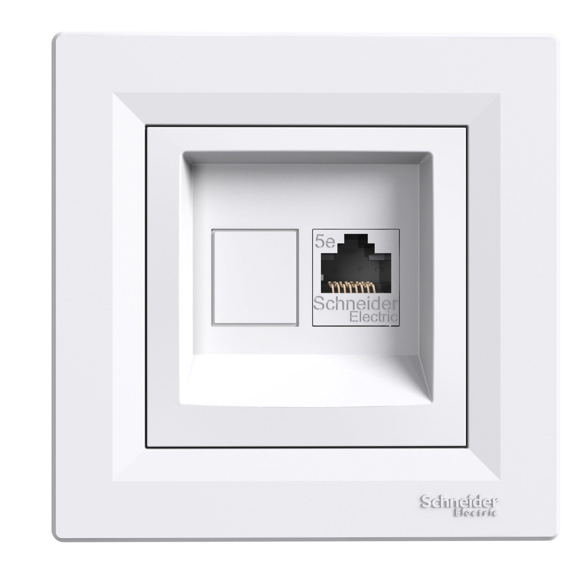 Asfora – Scatola ISDN Cat6 2 x RJ45, presa, completo, Schneider Electric, Bianco, nuovo Asfora – Scatola ISDN Cat6 2 x RJ45, presa, completo, Schneider Electric, Bianco, nuovo