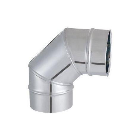 Coude secteur 90° Tyral inox 304 Diam.125 mm
